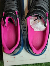 Load image into Gallery viewer, Alexander McQueen Clear-Sole Sneakers Size 10 US /43 EU Black Blue