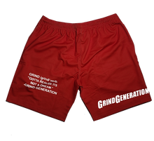 Load image into Gallery viewer, Cardinal Red - GrindGeneration Shorts