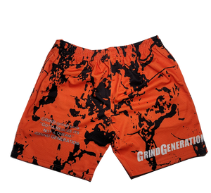 Orange Camo - GrindGeneration Shorts