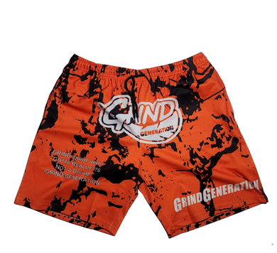 Orange Camo - GrindGeneration Shorts