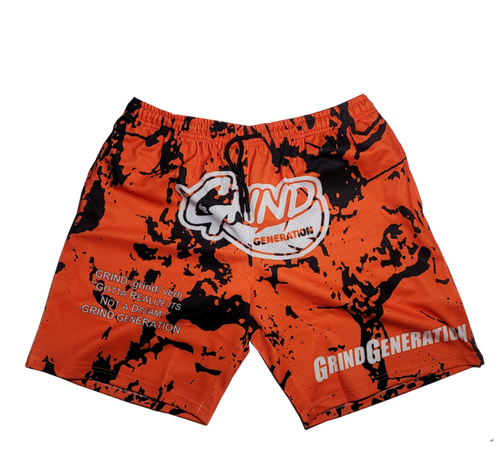 Orange Camo - GrindGeneration Shorts