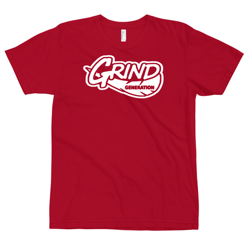 Grind T-Shirt - Red/White