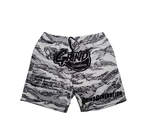 White Tiger Camo - GrindGeneration Shorts