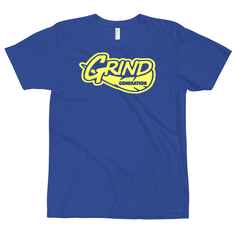 Grind T-Shirt - Royal/Yellow